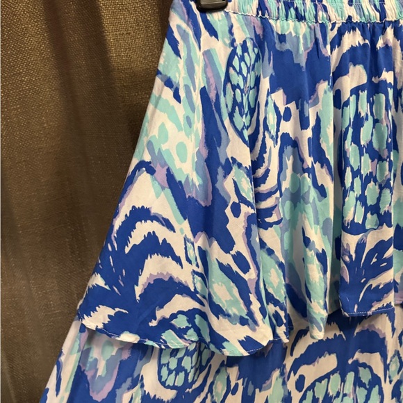 Lilly Pulitzer Quincy Strapless Dress in Blue and White, excellent condition - Picture 6 of 10